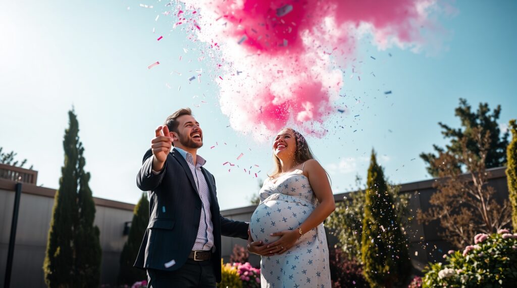 confetti cannon for gender reveal