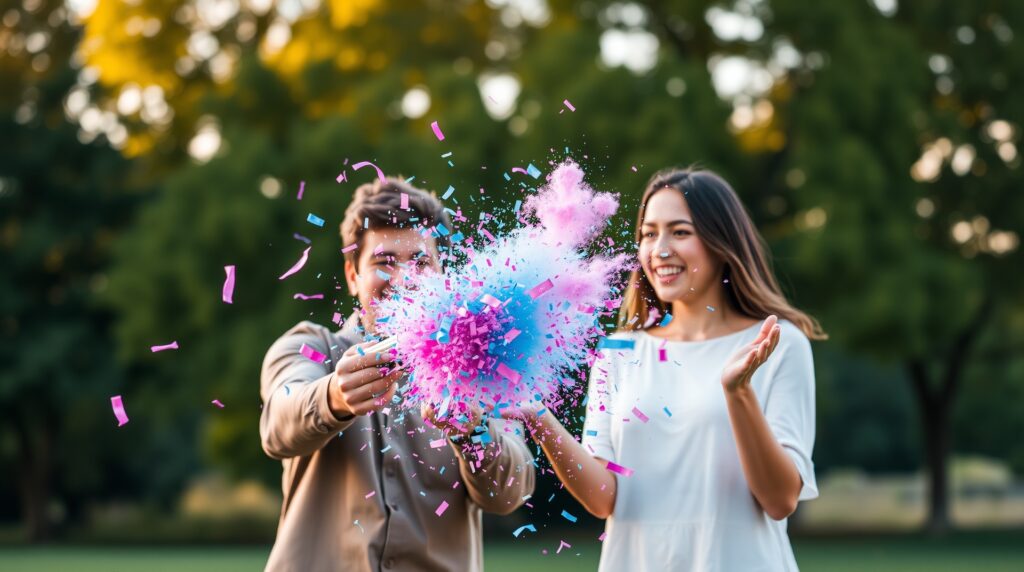 confetti cannon for gender reveal