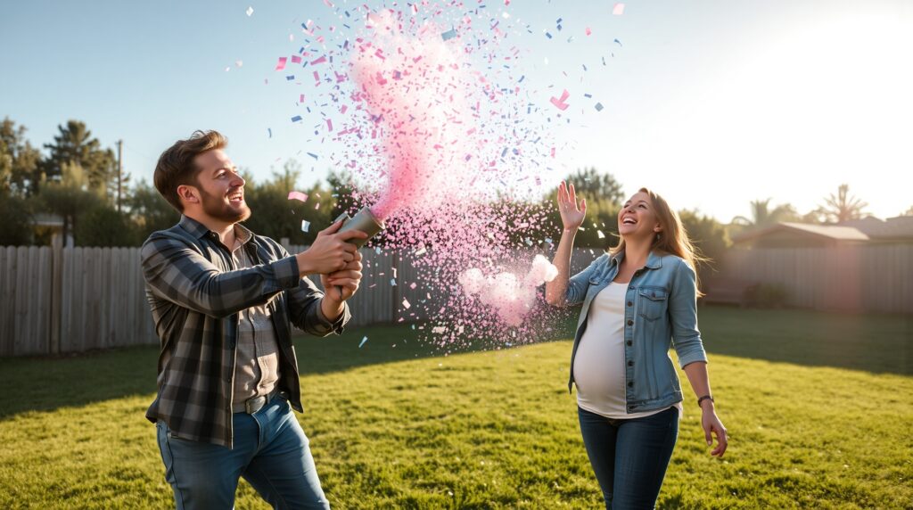 confetti cannon for gender reveal