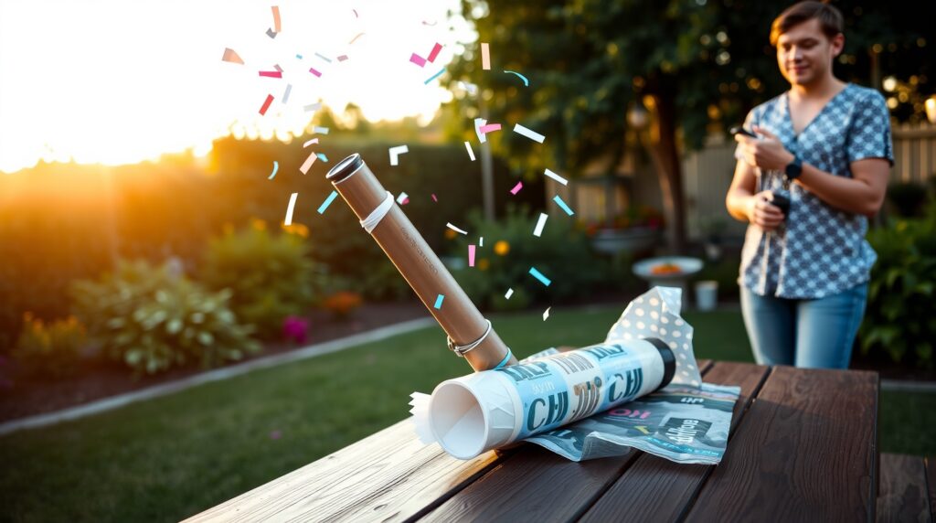 confetti cannon for gender reveal