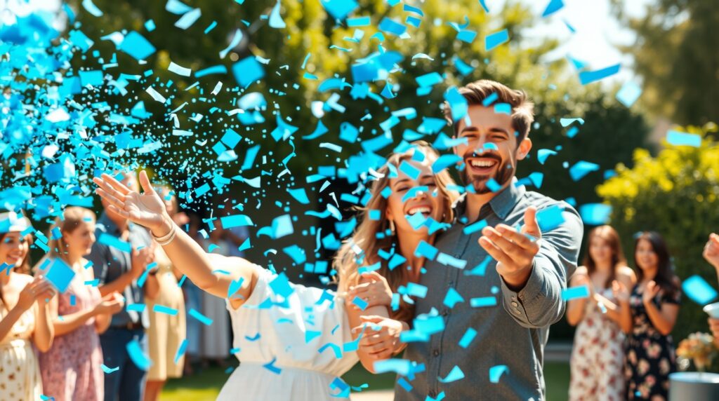 confetti cannon for gender reveal