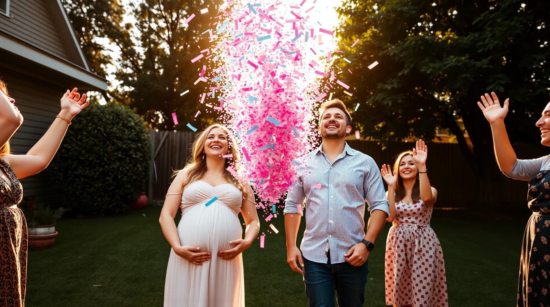 confetti cannon gender reveal