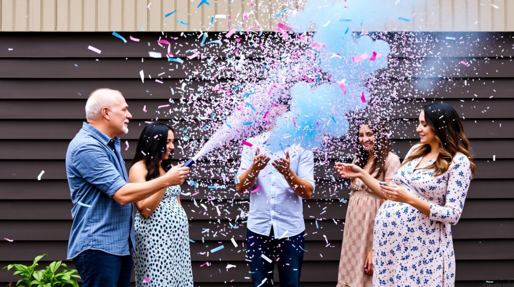 confetti cannon gender reveal