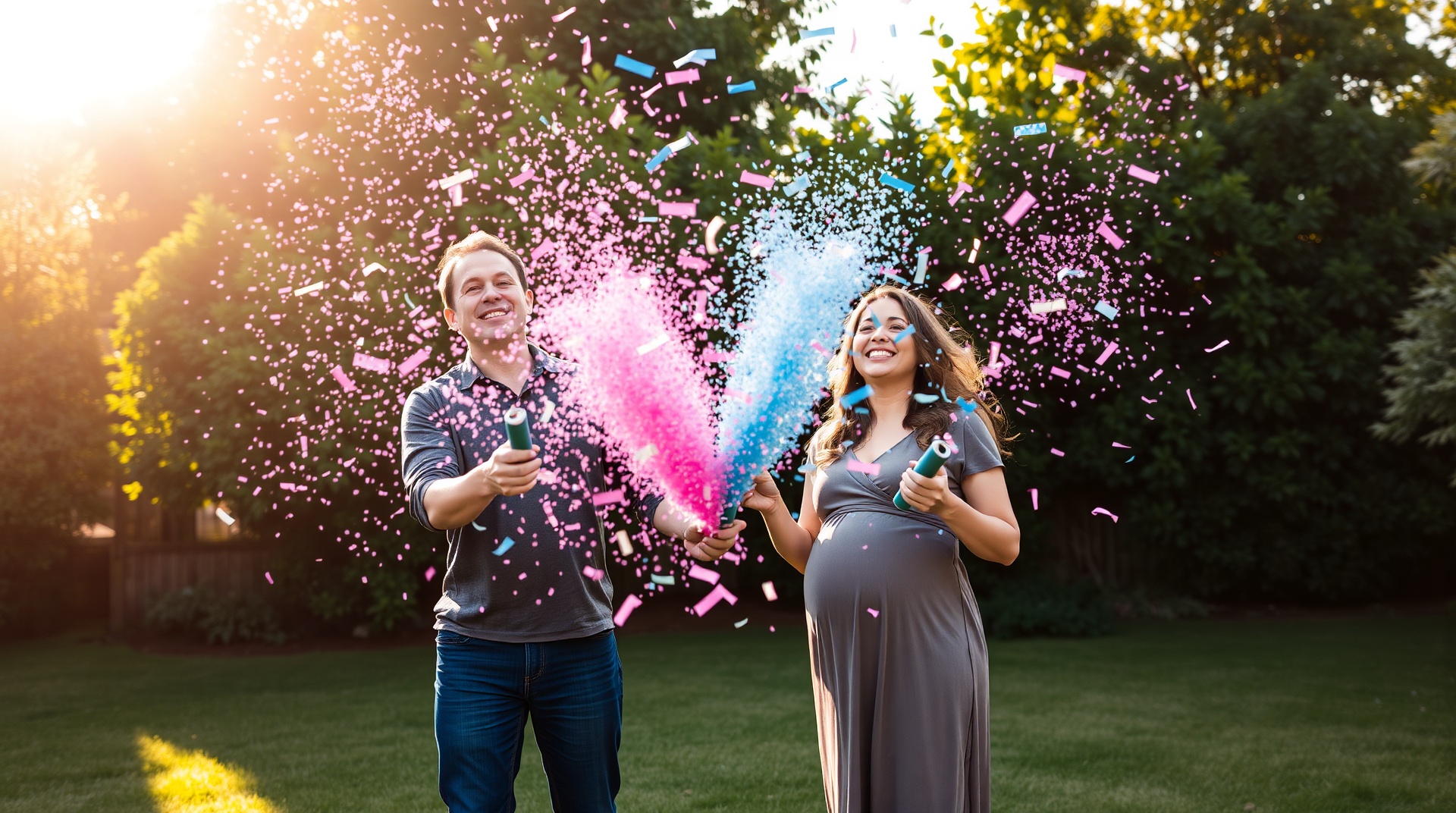 confetti cannon gender reveal