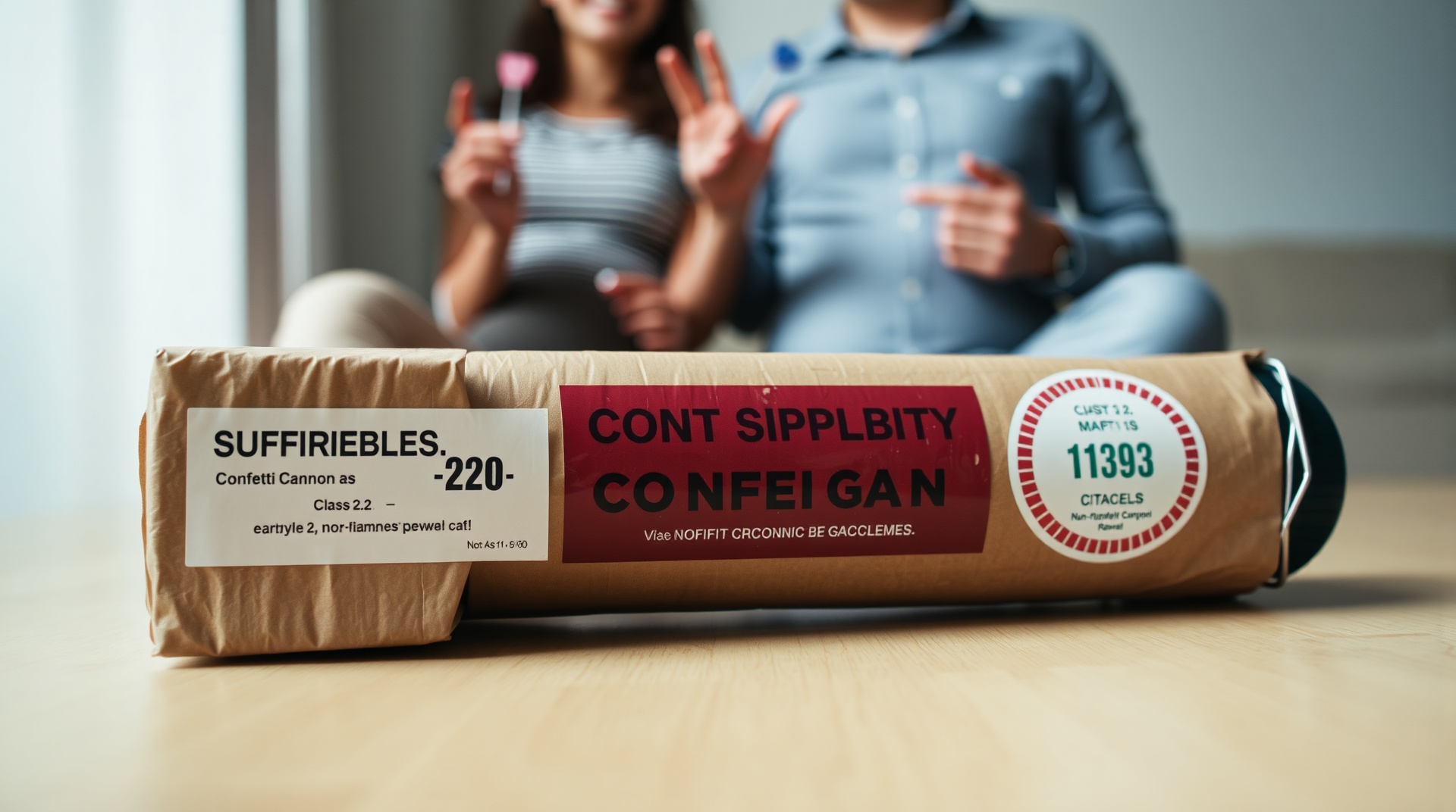 confetti cannon gender reveal