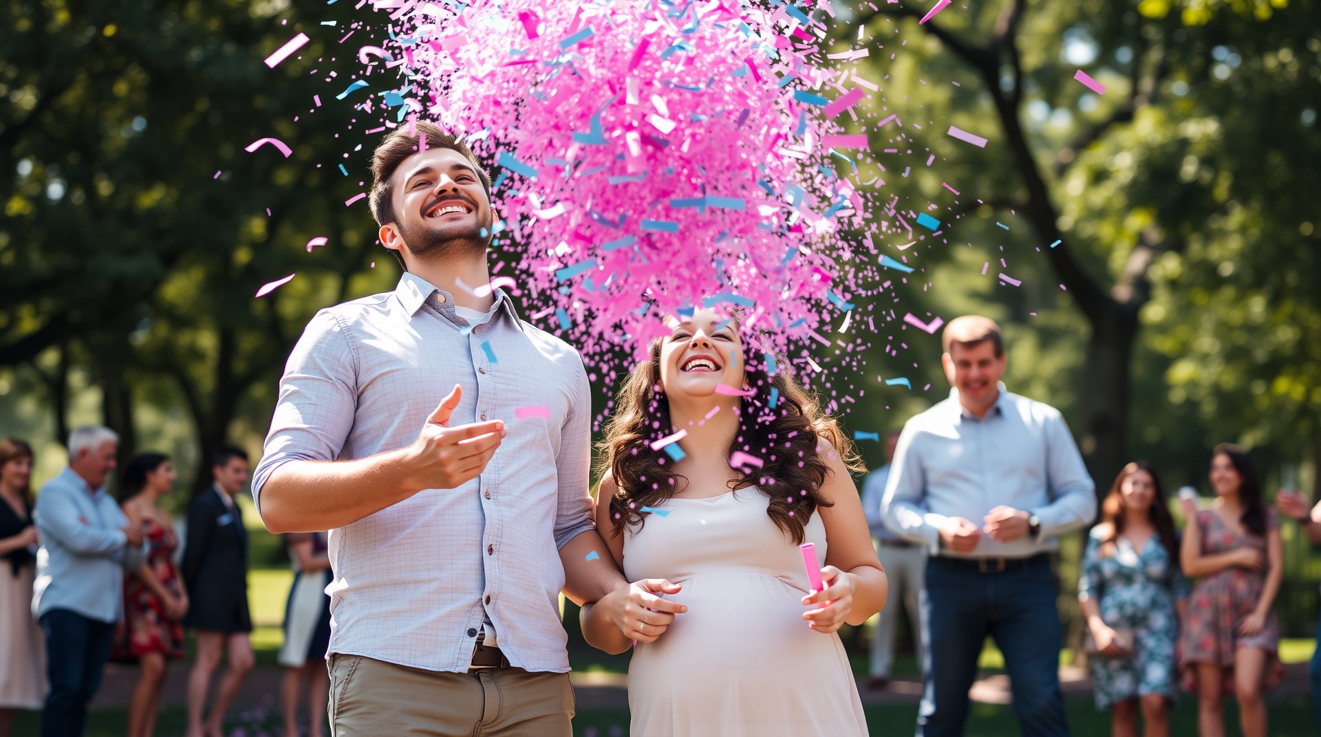 confetti cannon gender reveal