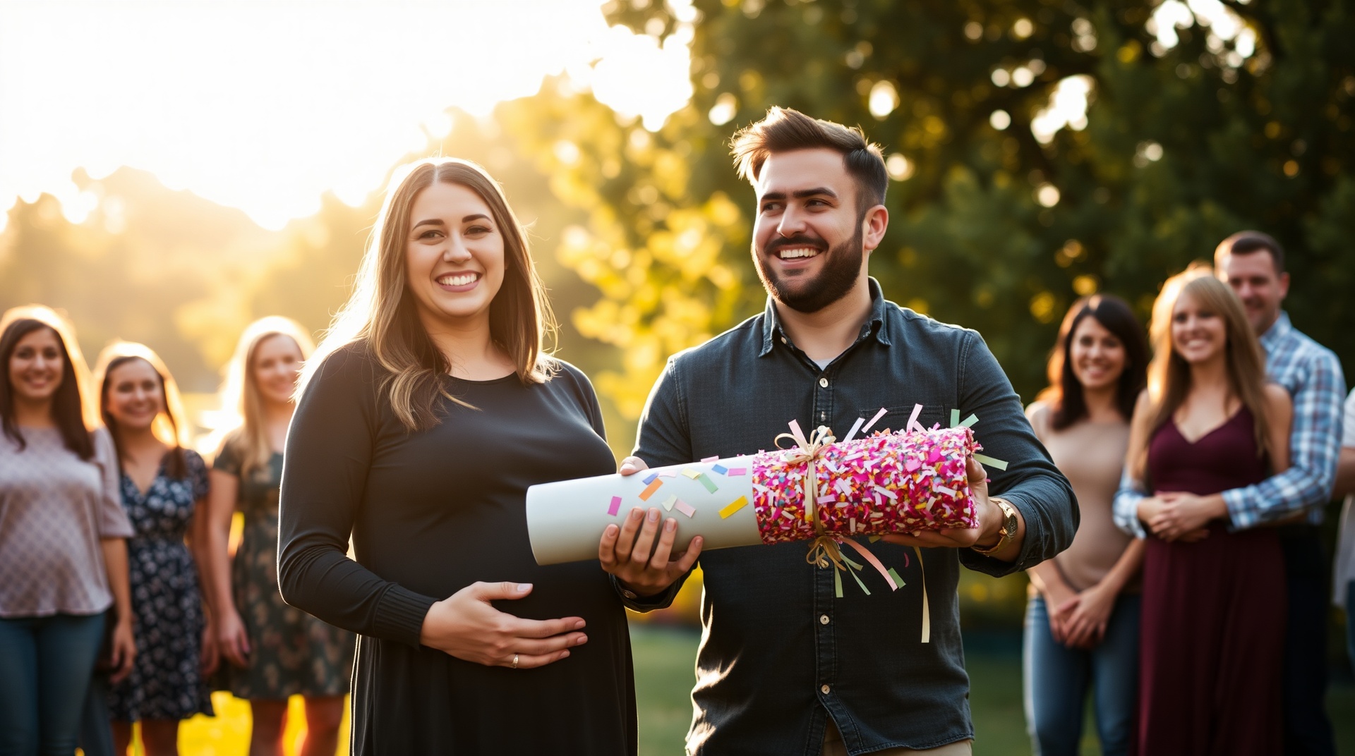 confetti cannon gender reveal