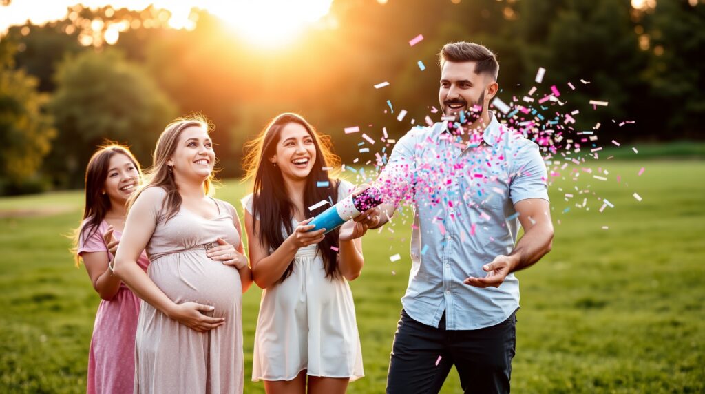 confetti cannon gender reveal