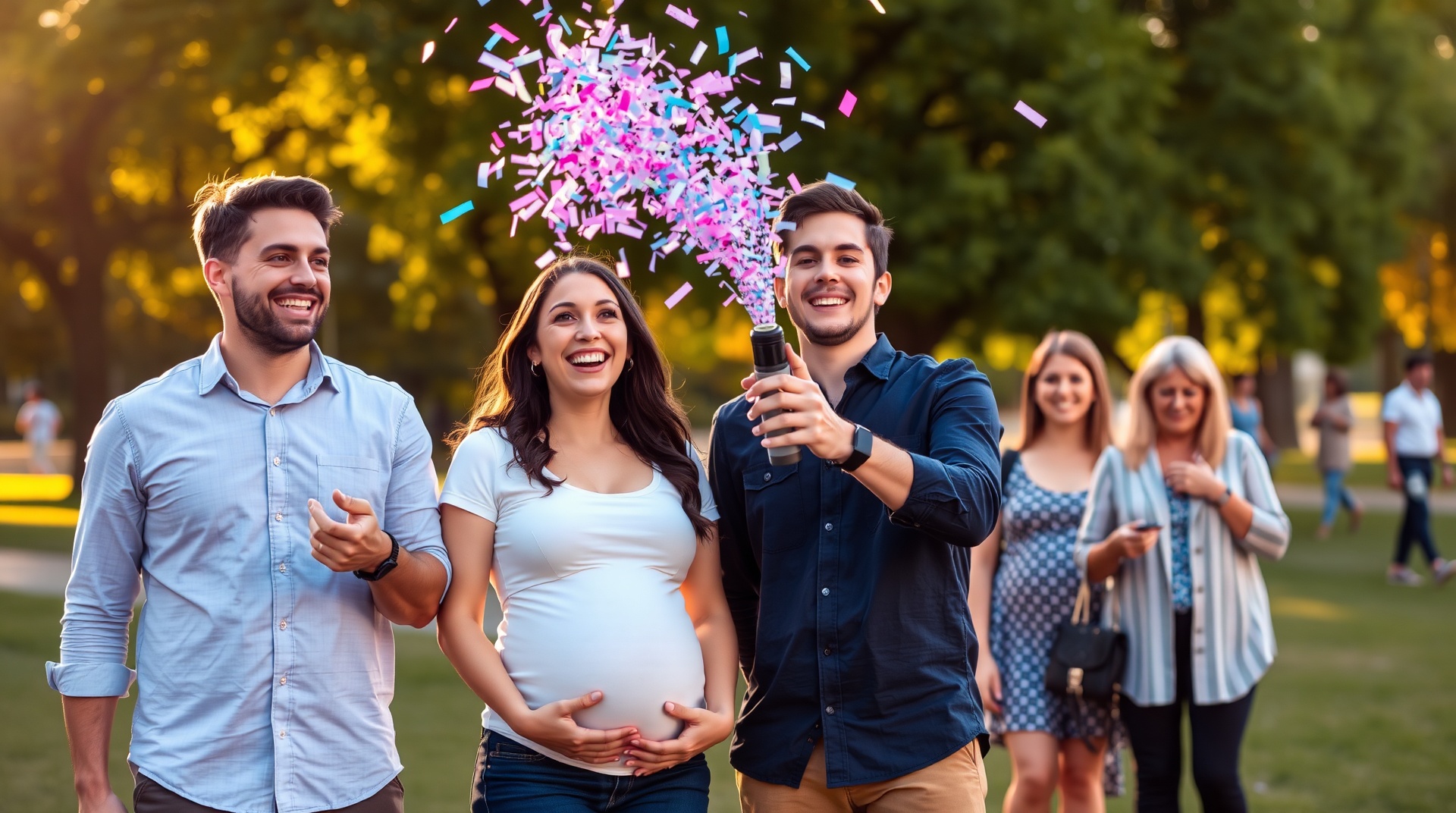 confetti cannon gender reveal