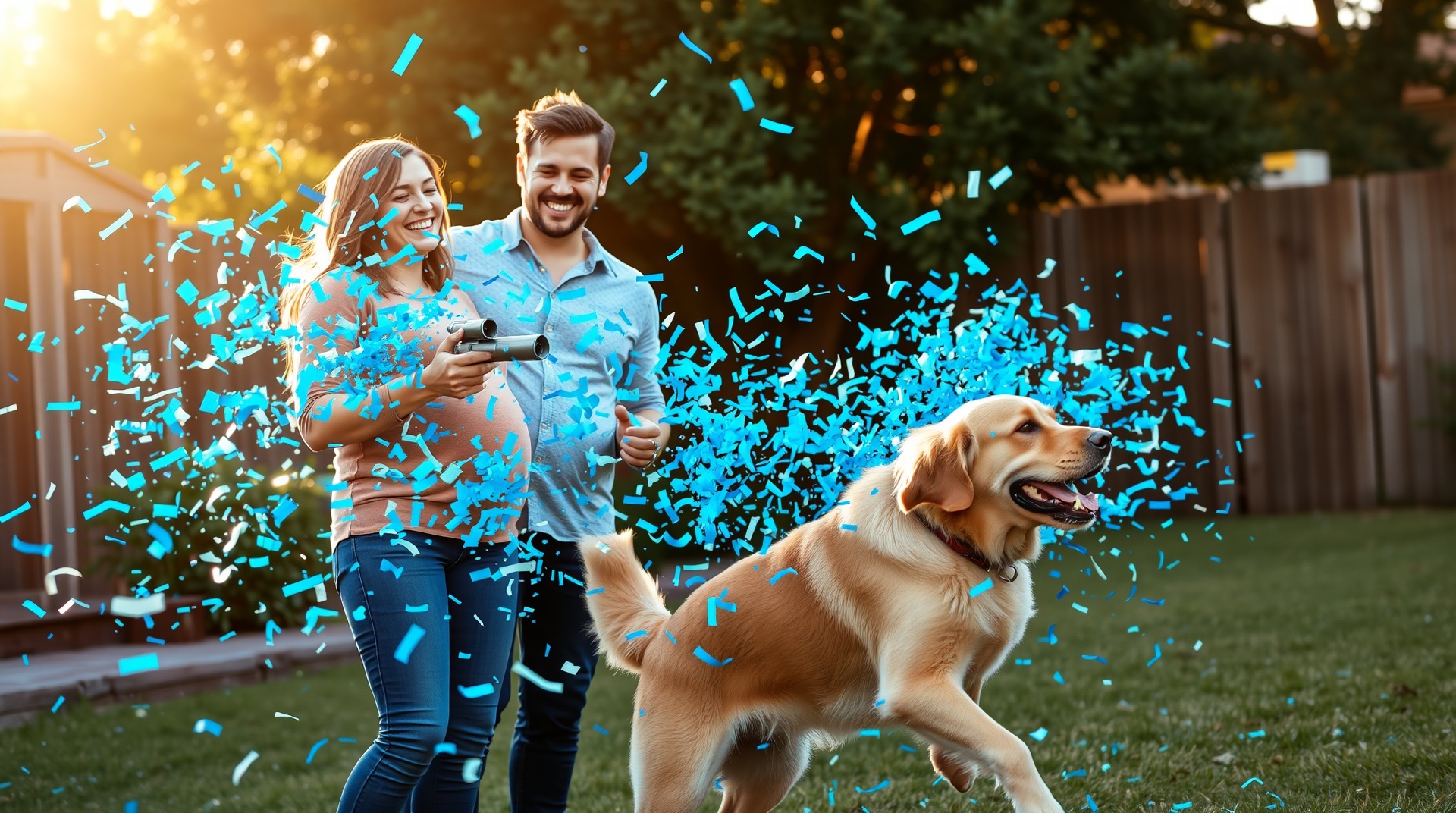 confetti cannon gender reveal