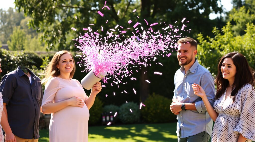 confetti cannon gender reveal