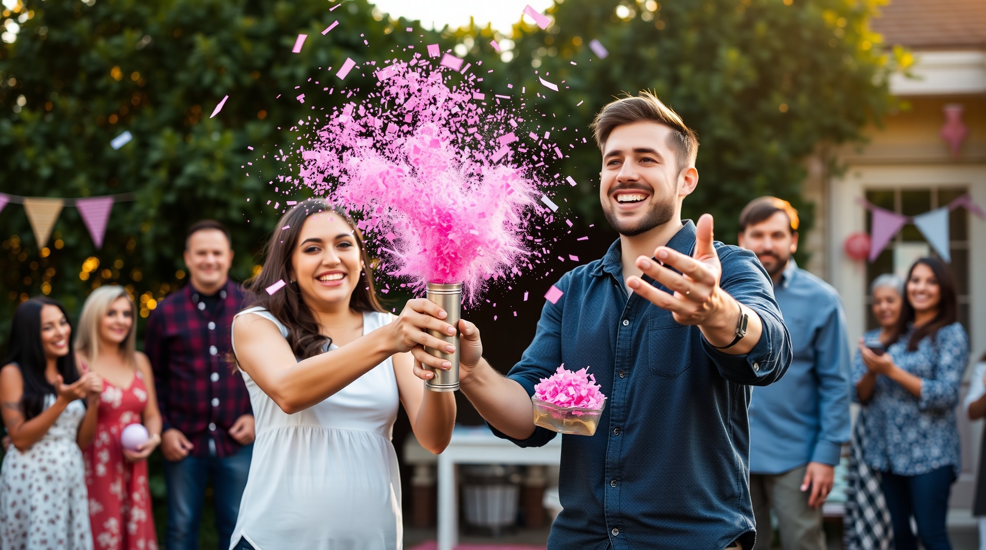 confetti cannon gender reveal