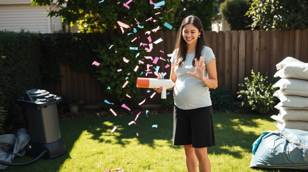 confetti cannon gender reveal