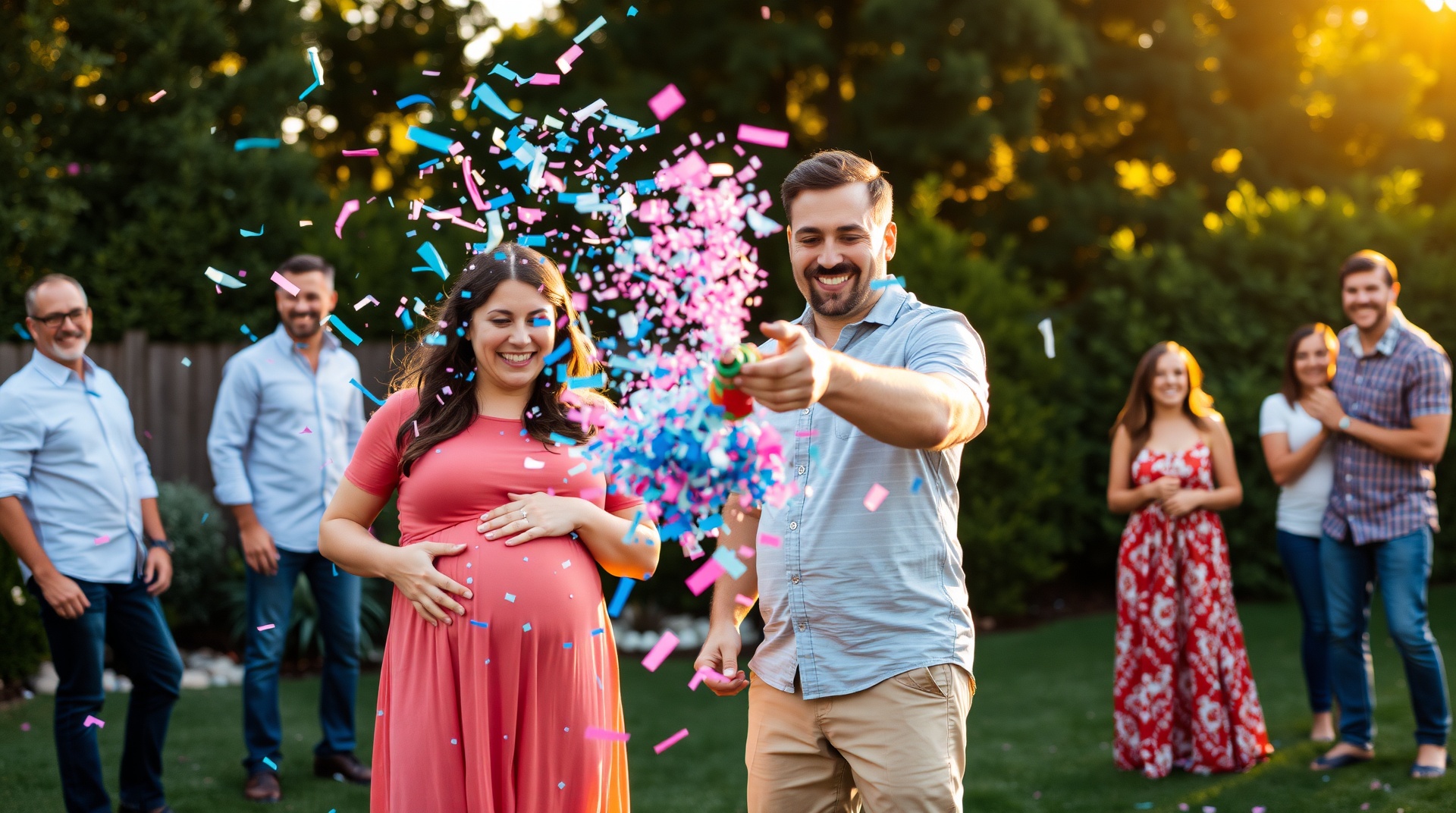 confetti cannon gender reveal