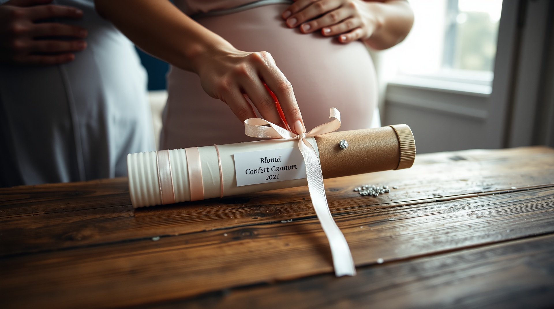 gender reveal confetti cannon