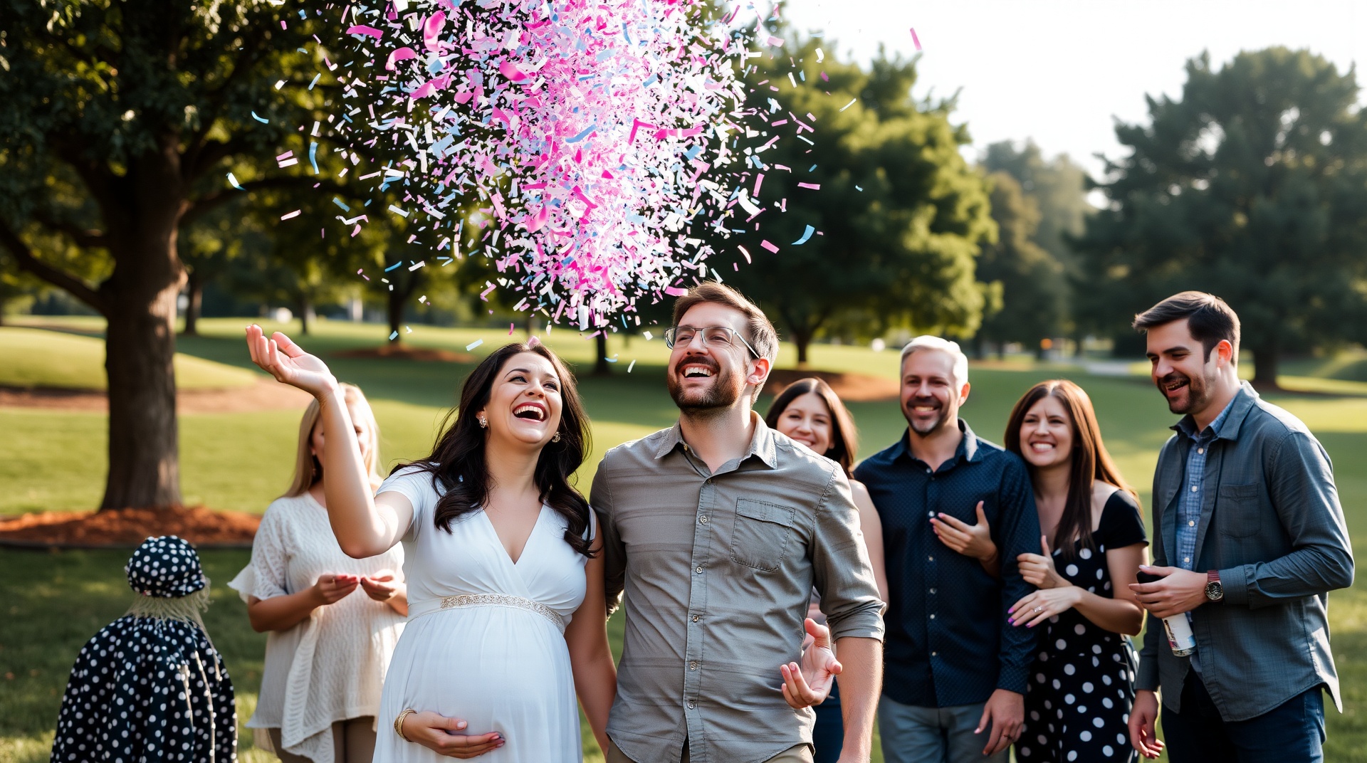 gender reveal confetti cannon