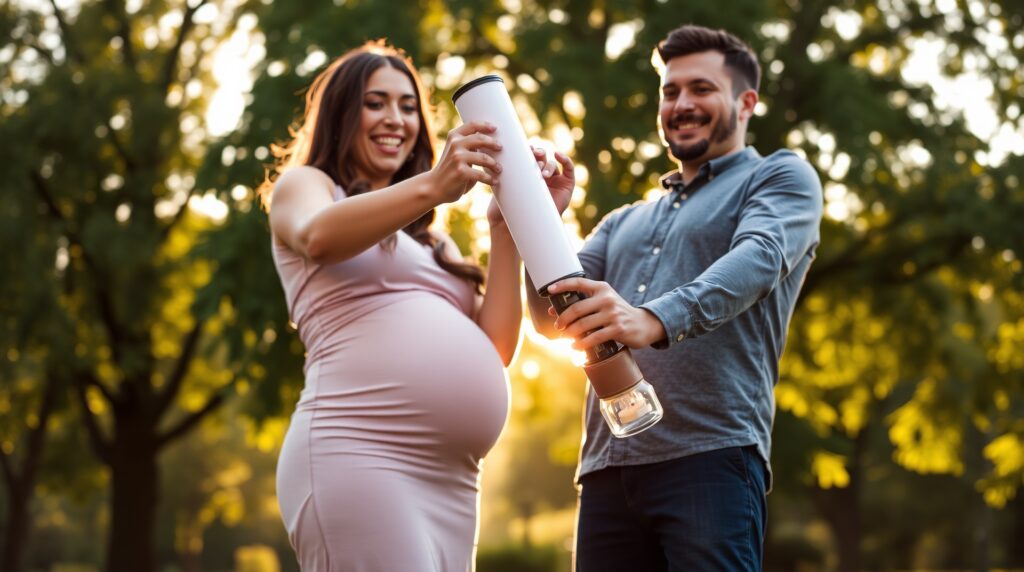 gender reveal confetti cannon