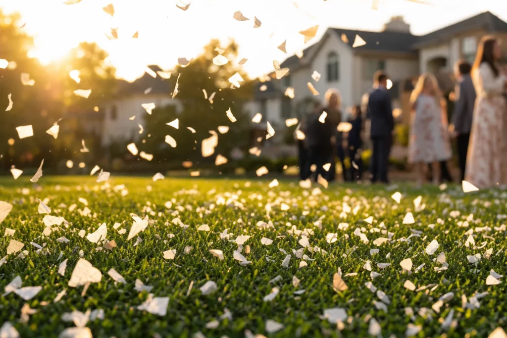 confetti biodegradable rice paper