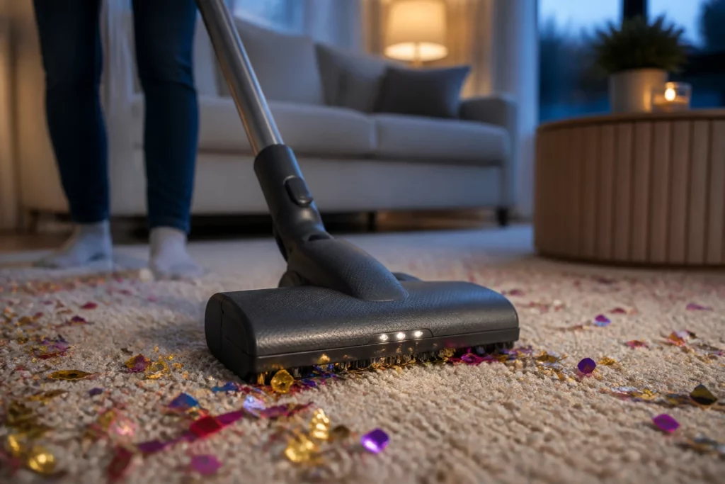 clean up confetti