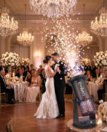 1500W LED Confetti Blower Machine with RGB Lights, DMX and Remote Control - Image 5