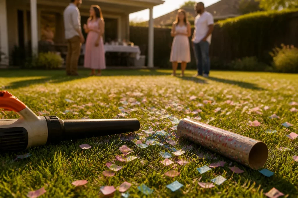 confetti cannon gender reveal