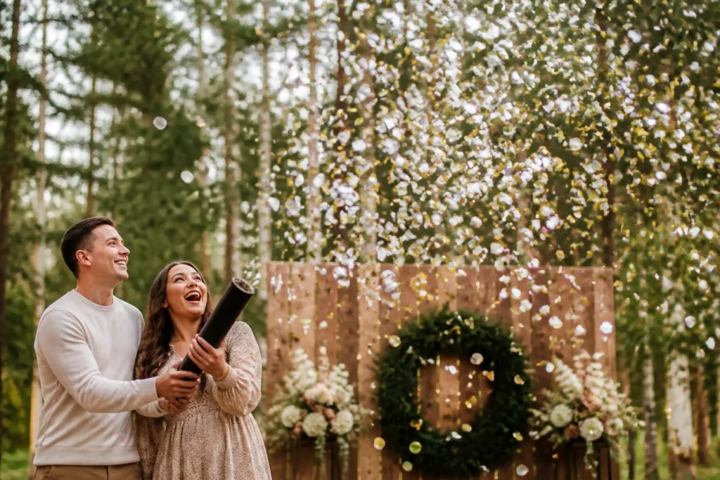 confetti cannon gender reveal