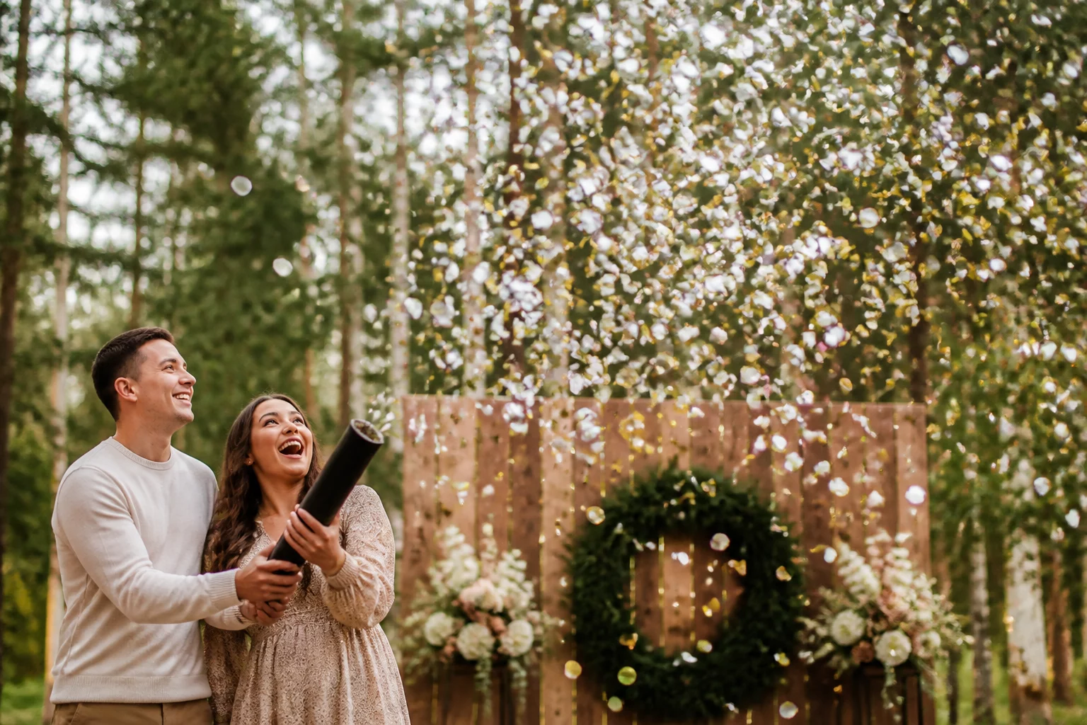 confetti cannon gender reveal