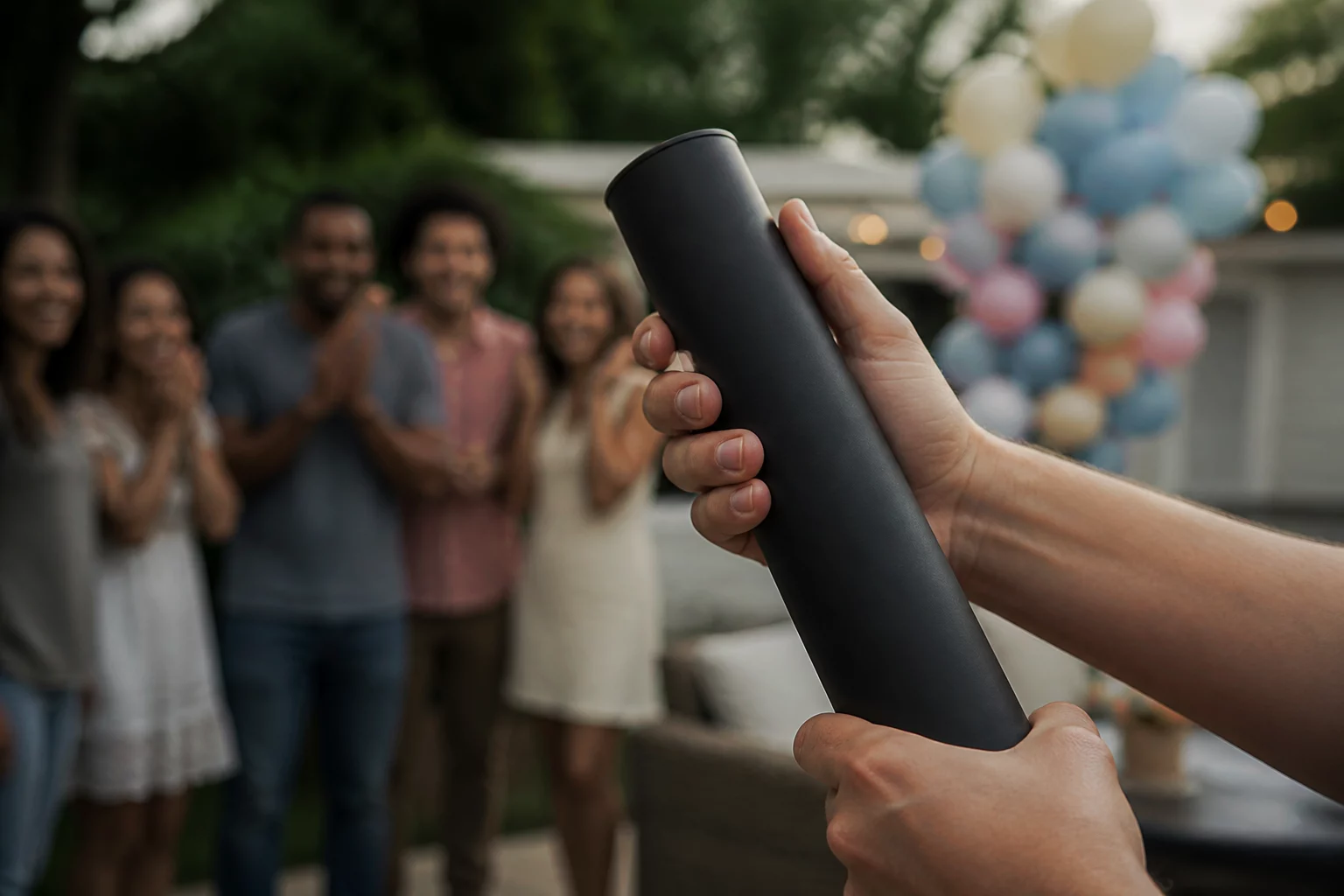 confetti cannon gender reveal