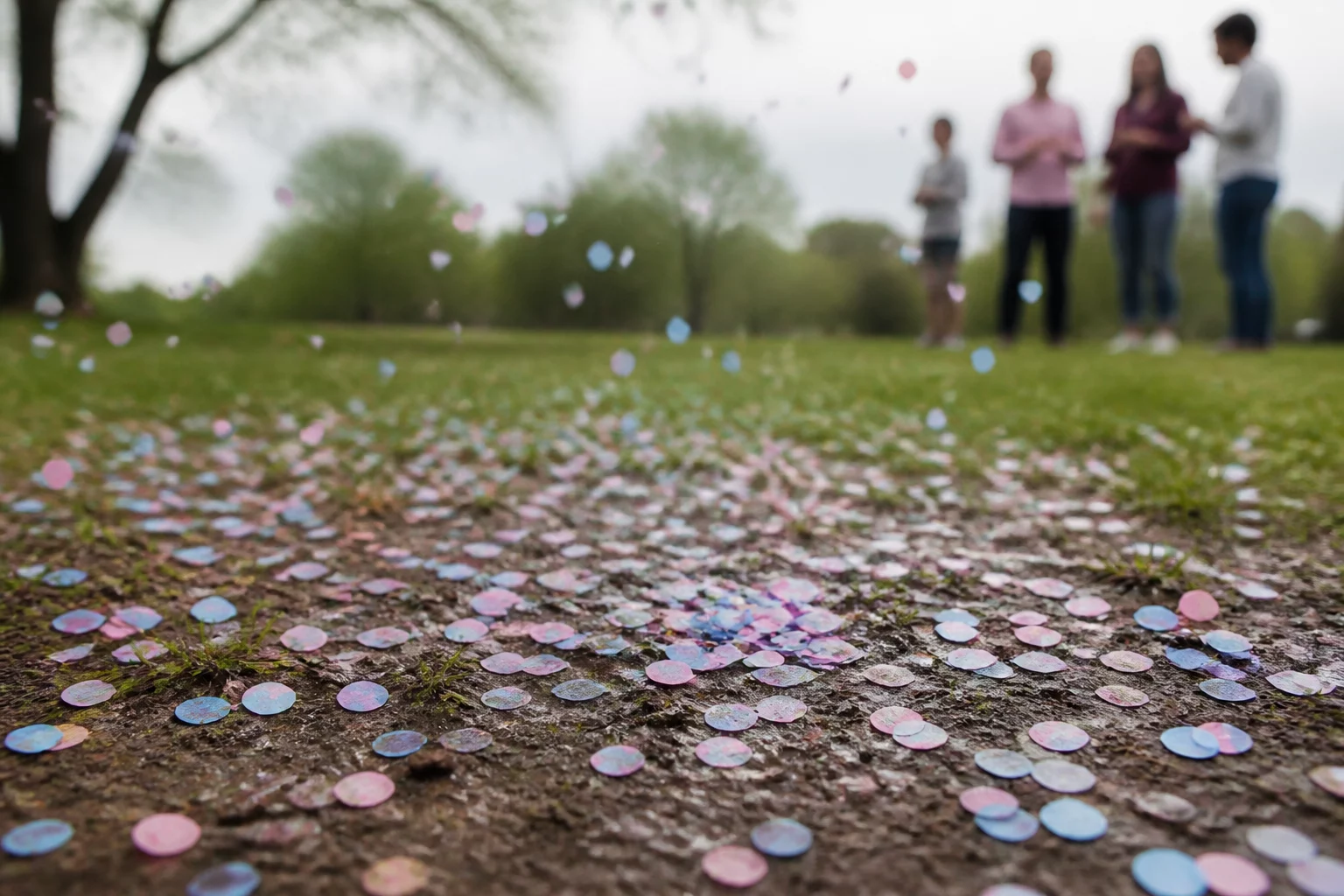 gender reveal confetti
