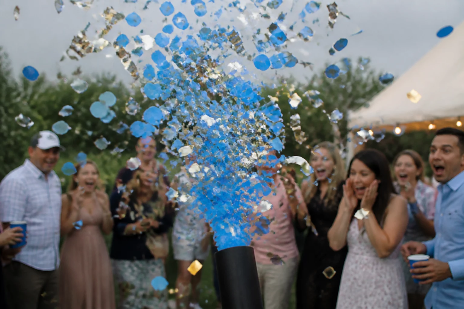 gender reveal confetti