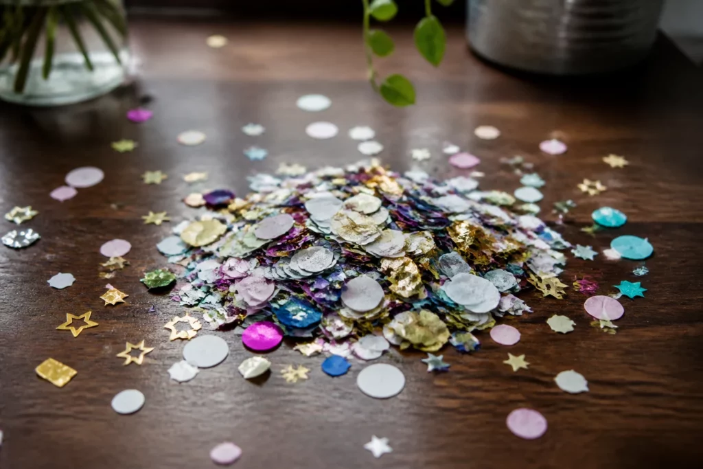 What types of confetti are best for birthday parties