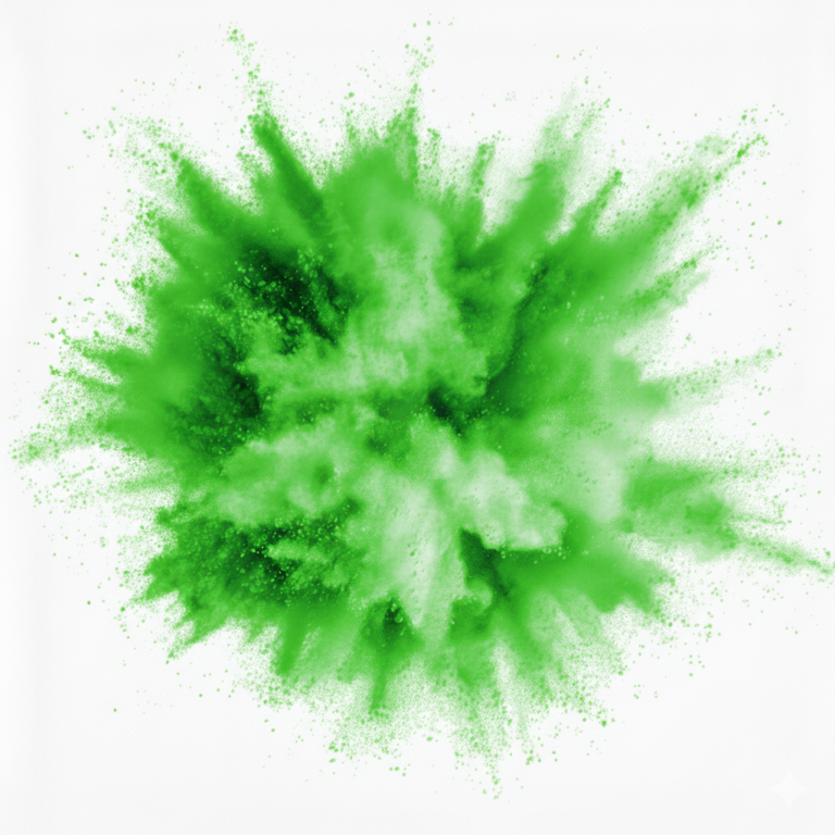 Green Electric Powder Cannon 32 inch Celebration Popper Powder