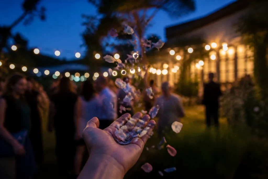 choose the right confetti for a wedding