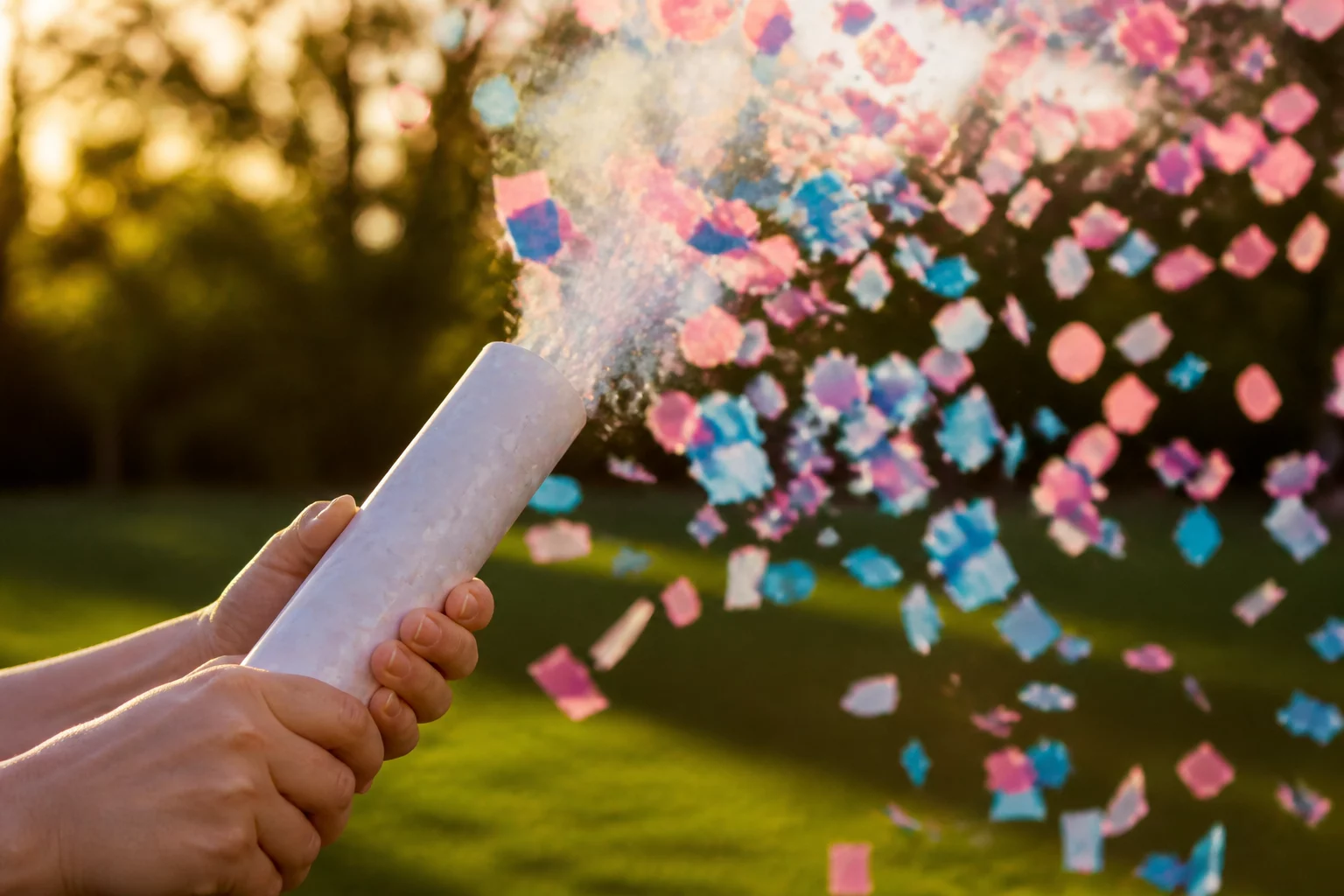 gender reveal confetti