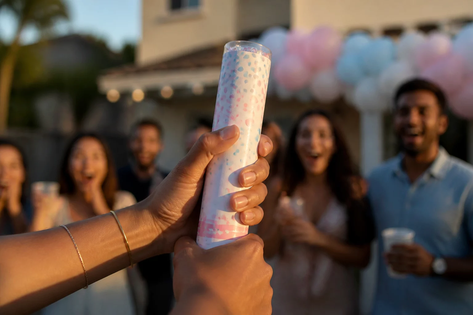 gender reveal confetti