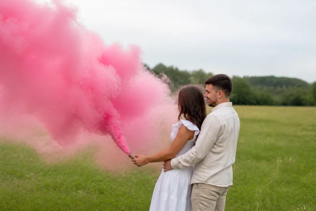 gender reveal confetti