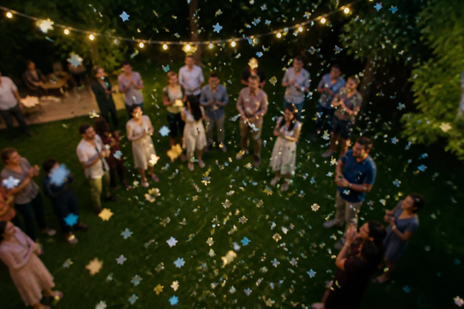 gender reveal confetti