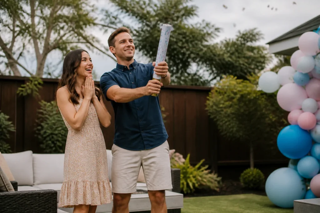 gender reveal confetti