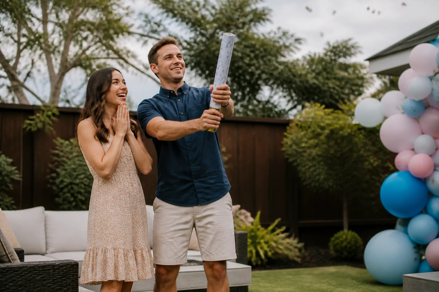 gender reveal confetti
